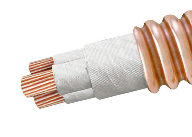 Multi Core Mineral Insulated Copper Sheathed Cable , Mineral Insulated Power Cable