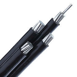 1kv Transmission Aerial Power Cable , Aerial Bunched Cable UV Proof
